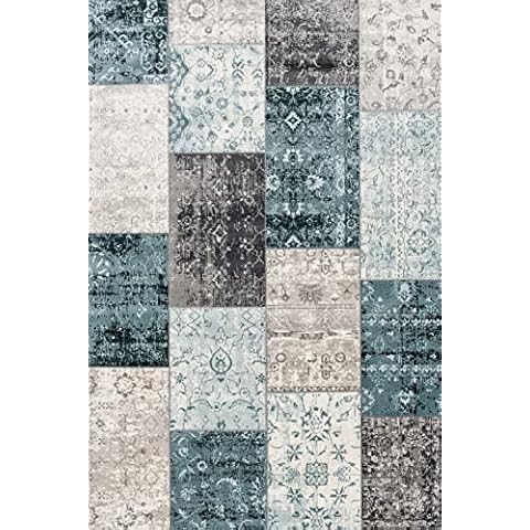 LIFA LIVING Alfombra Vintage de Retazos Cover