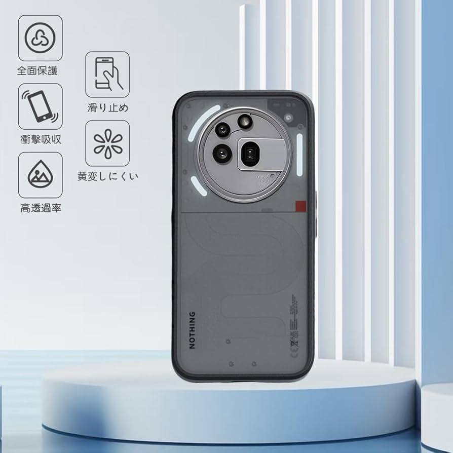 Amazon.co.jp: For Nothing Phone (3a) Pro ケース ブラック