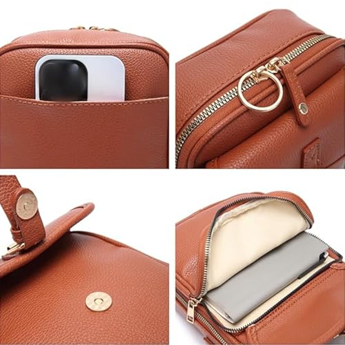Tojoyride Crossbody Bag, Urvashi Crossbody Bag, Vintage Anti-Theft Crossbody Purse with Built in Wallet, Lightweight & Trendy4