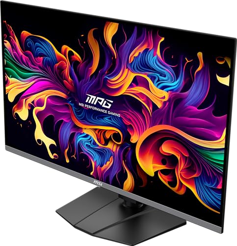 MSI MPG 321URX QD-OLED Gaming Monitor 31,5 Zoll 4K UHD – Quantum Dot OLED 3840 x 2160, 240 Hz / 0,03 ms, 99% DCI-P3, ΔE≤2, DisplayHDR True Black 400, KVM, RGB - DP 1.4a, HDMI 2.1, USB Type-C