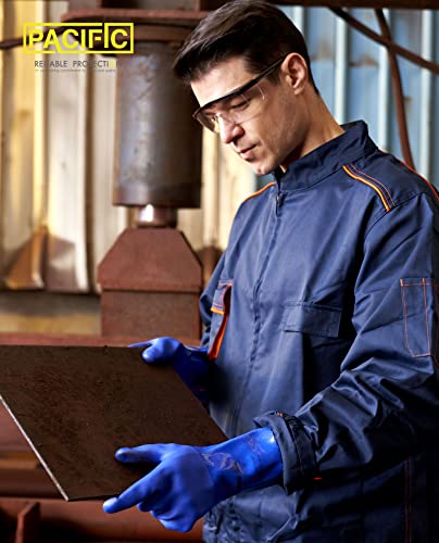 PACIFIC PPE 2 Pack Safety Glasses, Anti-fog, Scratch Resistant Clear Wraparound Lenses and No-Slip Grips, Adjustable, Lab Goggles 51zCjGoROYL. SL500 - PACIFIC PPE 2 Pack Safety Glasses, Anti-fog, Scratch Resistant Clear Wraparound Lenses and No-Slip Grips, Adjustable, Lab Goggles