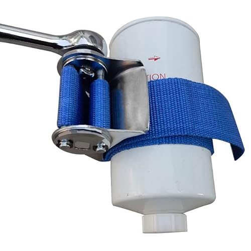 Shonee Heavy-Duty Adjustable Oil Filter Strap Wrench, Universal Oil Filter Wrench For Up To 150Mm Oil Filter, Multifunction Oil Filter Removal Tool, Ideal For Engine Filters, Conduit, & Fittings #TOP1
