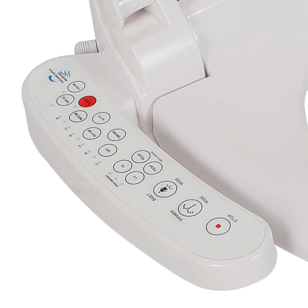 Asiento Electrónico Smart Bidé Inodoro,Asiento Bidé Smart Ducha Asiento Asiento Inodoro Asiento Eléctrico Calentado,Ahorro de Energía