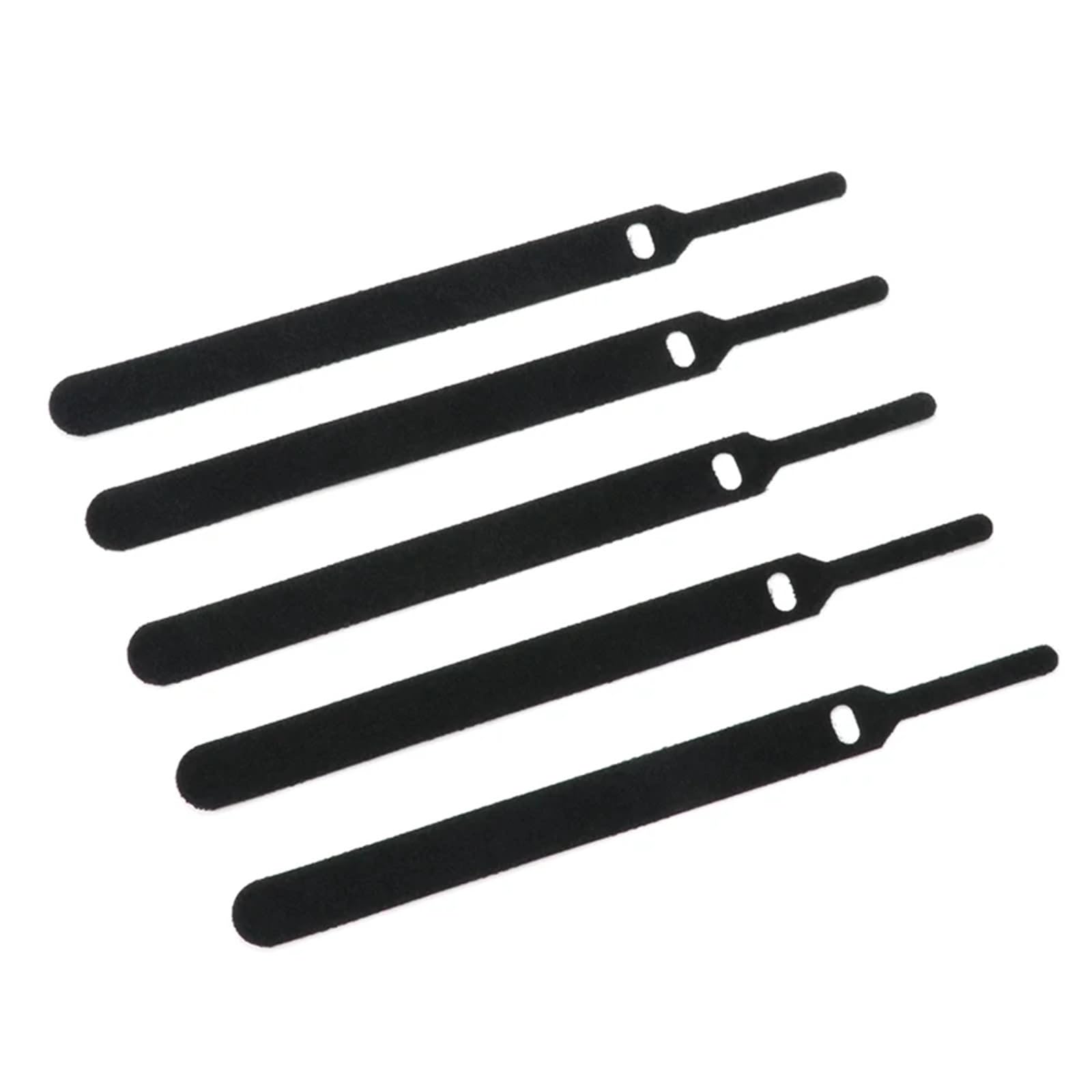 Fascette per cavi rilasciabili in nylon nero 150 200 300 mm cinghie avvolgenti con cerniera, fascette in plastica, organizer per cavi lunghi (1000 pezzi, 300 mm)