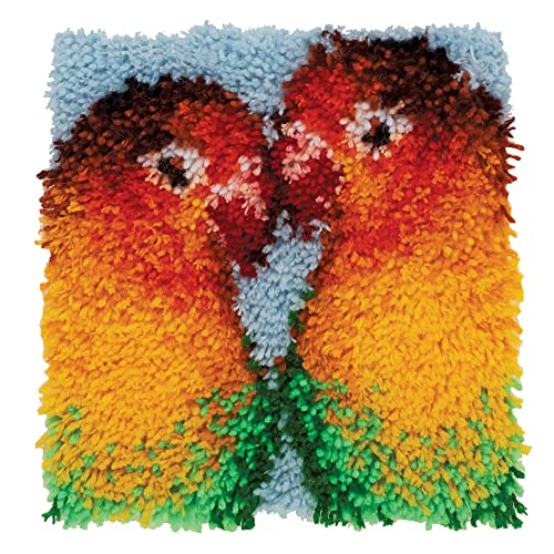Image of Wonderart Latch Hook Yarn, Lovebirds