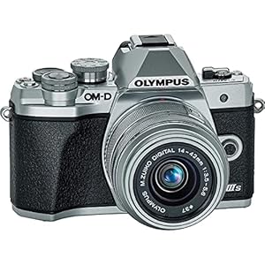 Olympus OM-D E-M10 Mark IIIs Silver Body with Silver M.Zuiko Digital 14-42mm F3.5-5.6 IIR Lens (V207111SU000)