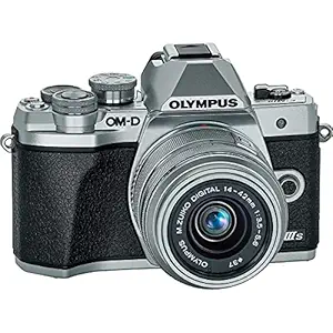 Olympus OM-D E-M10 Mark IIIs Silver Body with Silver M.Zuiko Digital 14-42mm F3.5-5.6 IIR Lens (V207111SU000)
