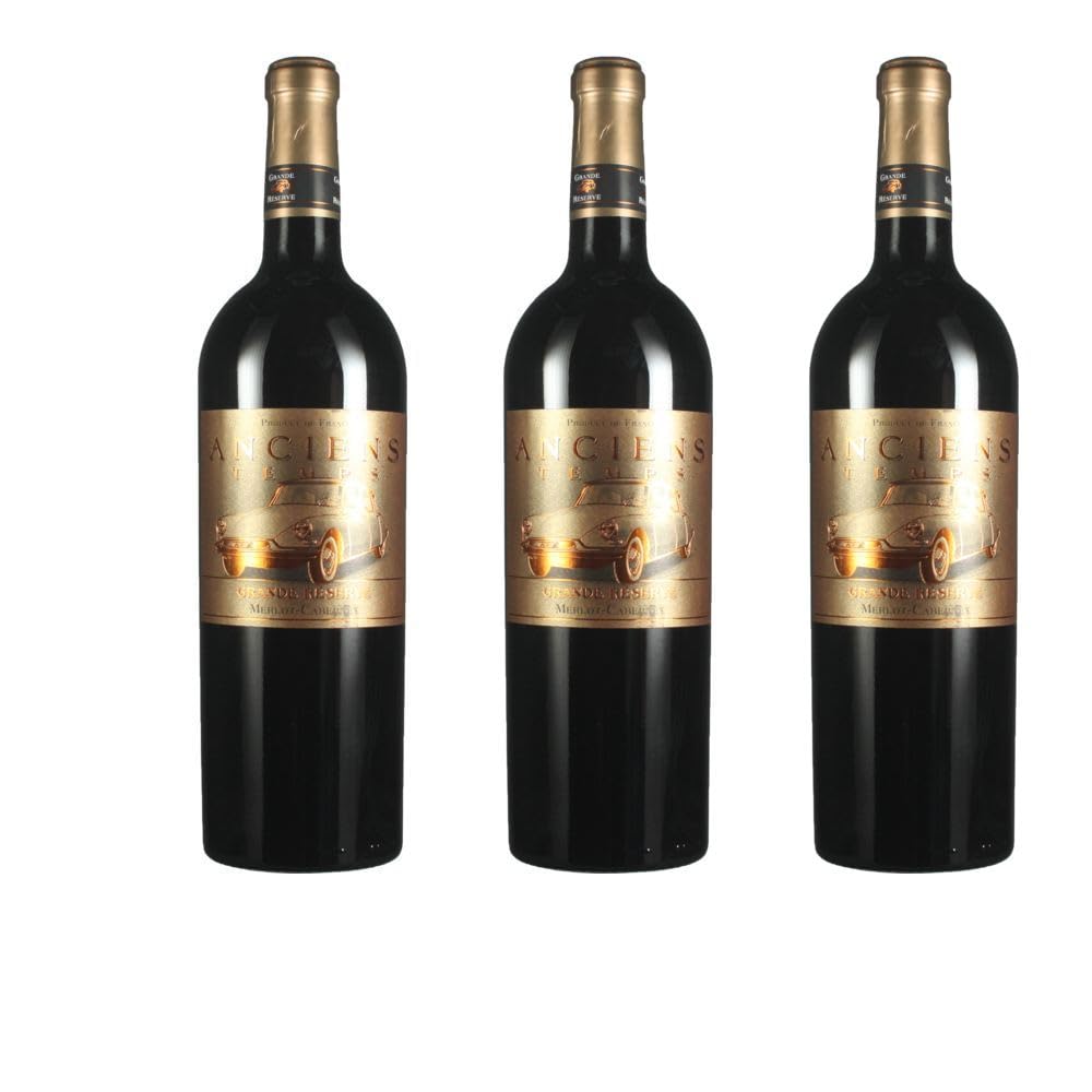 Vorteilspaket (3x0.75L) Anciens Temps Grande Réserve Merlot-Cabernet Pays d´Oc I.G.P. Réunis/ErnenWein/Wine
