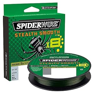 Tresse Spiderwire Stealth Smooth 8 Brins 300M Moss Green – 0,13Mm – 12,7Kg – 1515596