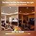 TORCHSTAR 8-Pack 6CCT 6 Inch LED Integrated Canless LED Recessed Lighting with J-Box, 3000-1800K Dim to Warm, Anti-Glare Deep Baffle CRI90 Dimmable Ceiling Downlight, ETL ES FCC, White