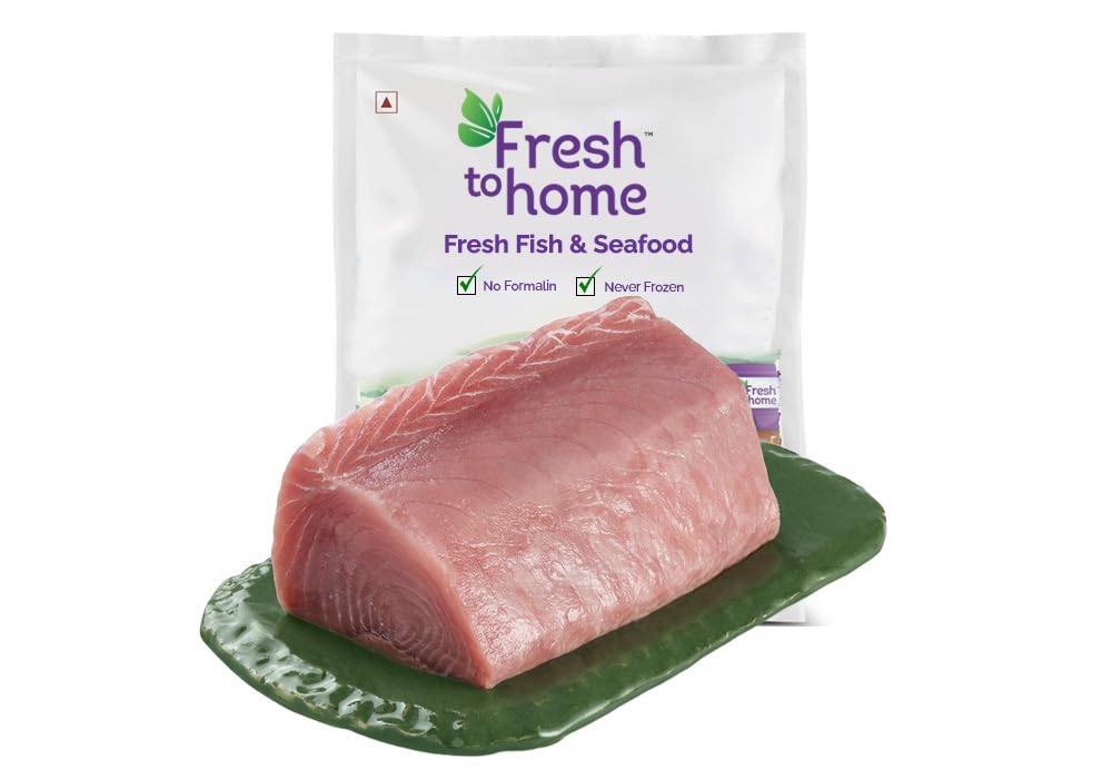 FreshToHome Yellow Fin Tuna/Kera | Boneless Fillets | 480g to 500g Pack | Fresh | Never Frozen-image-37