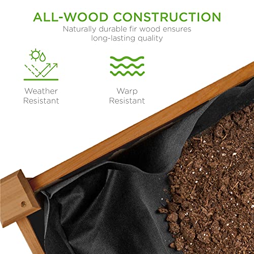 image for Best Choice Products 48 x 24 x 30 Inches Raised Garden Bed, Elevated W