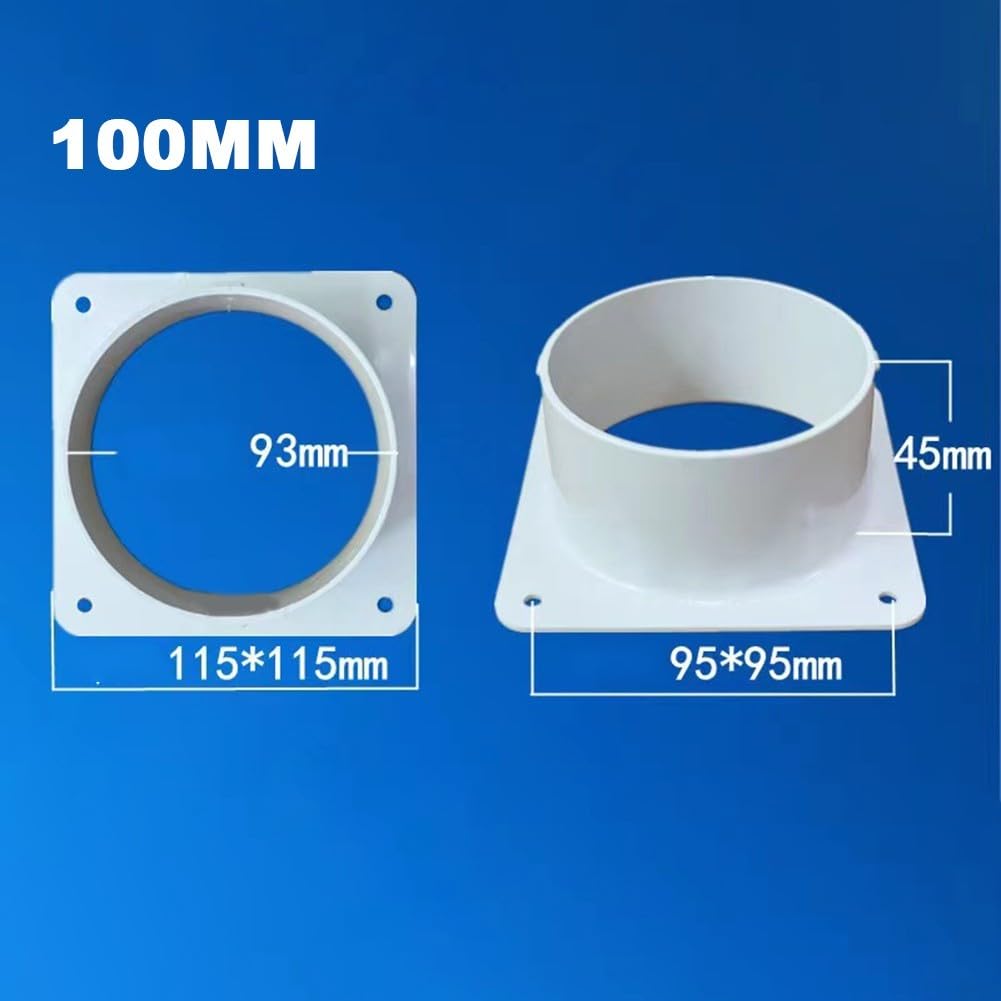 Flangia Per Condotto Ventilazione 100mm - In Metallo Zincato, Con Fascetta In Acciaio Inox - Foto 10