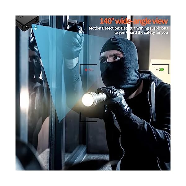 Bnhdons Hidden Camera Spy Camera Mini Camera Small Nanny Cam for Home Detectors Anti Spy Detector HD 1080P Camera, Night Vision and Motion Detection for Home Outdoor Office - Image 7