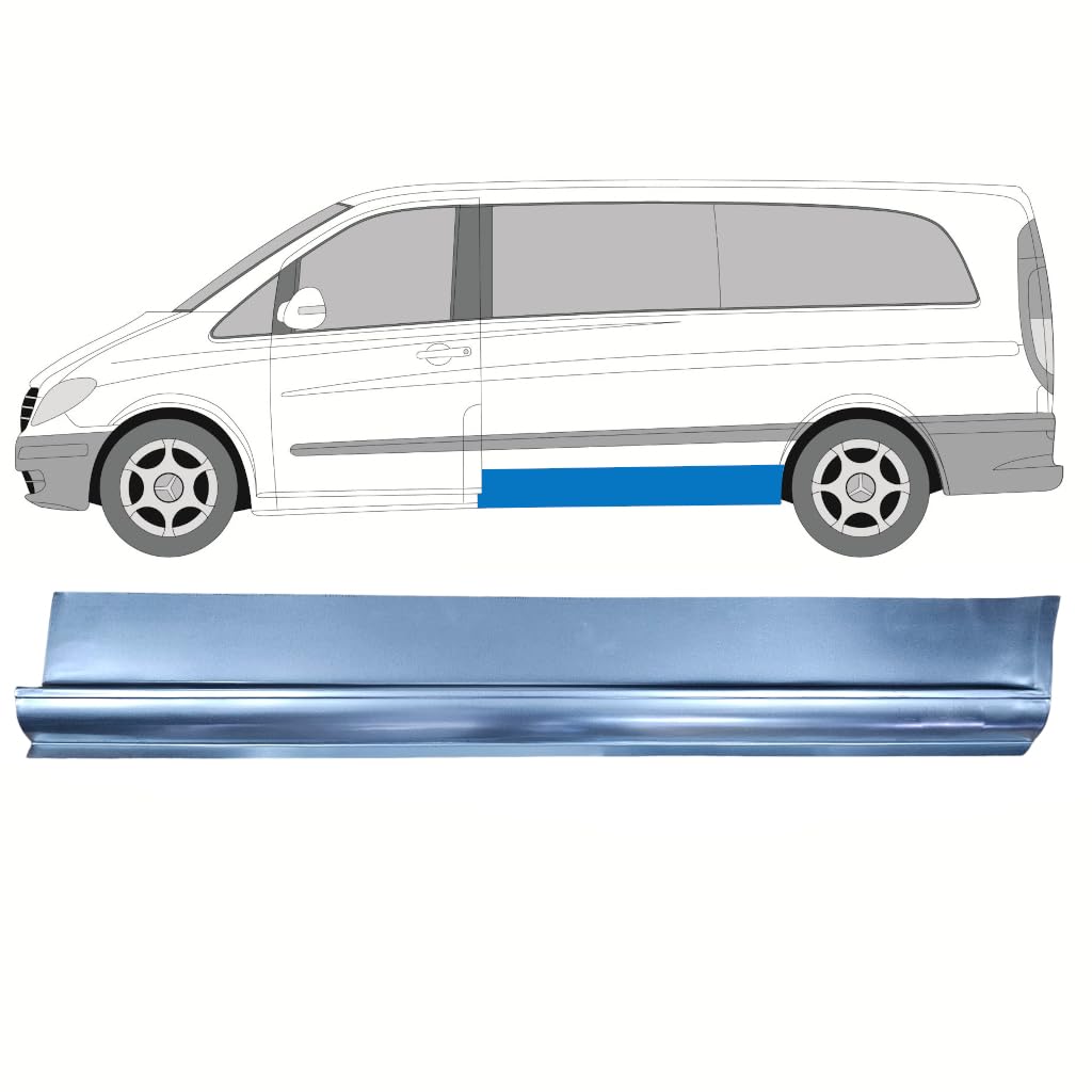 Reparaturblech untere Seite für Mercedes Vito W639 2003-2014 / Links