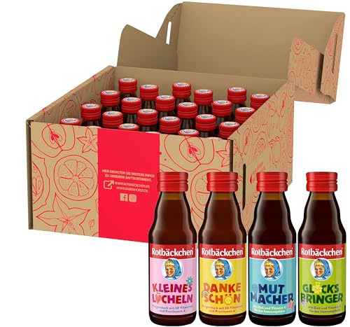 ROTBÄCKCHEN Mischkarton Sags mit MINI 24er Pack (24 x 125 ml)