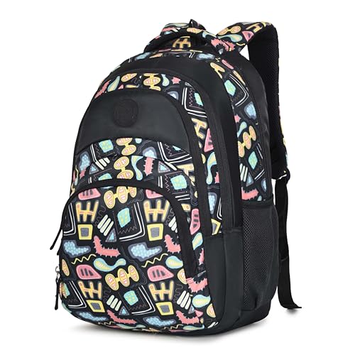Image of BEAUTY GIRLS BY HOTSHOT FLORAL 1594|SCHOOL BAG|TUTION BAG|COLLEGE BACKPACK|LARGE SIZE|WATER RESISTANT|19 INCH|FOR GIRLS & WOMEN|36 LITERS BACKPACK