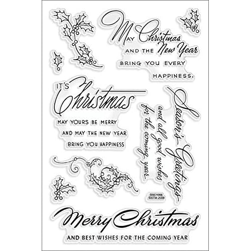 Christmas Sentiments Stamps: Amazon.com