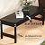 Outsunny 47" Outdoor Bench, 2-Person HDPE All-Weather, Backless, Black