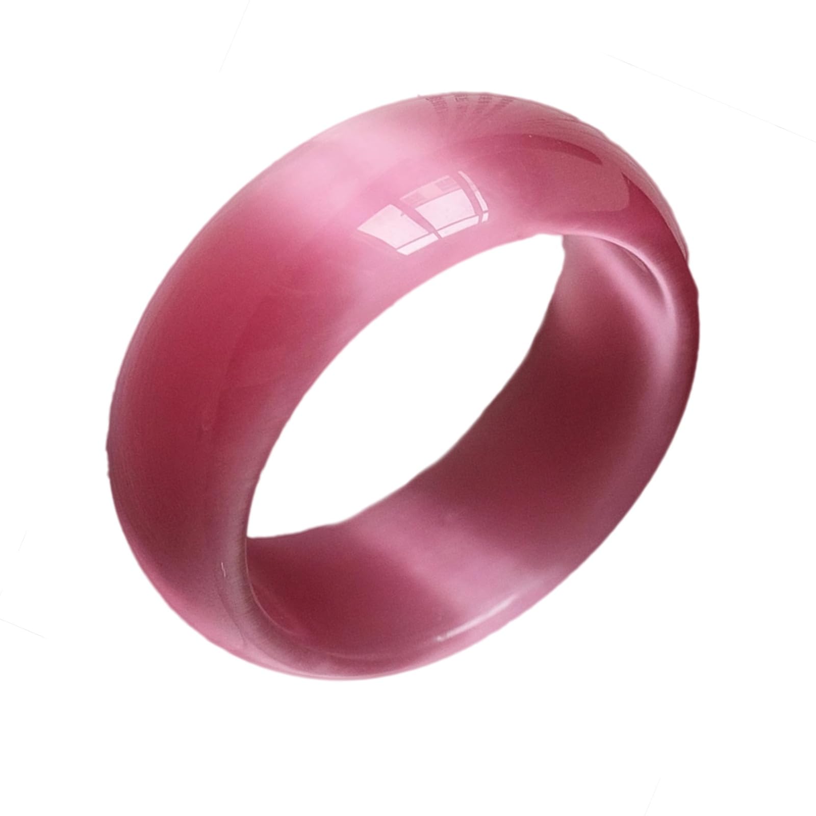 Bracelet en jade œil de chat rose : le porte-bonheur féminin plein de douceur