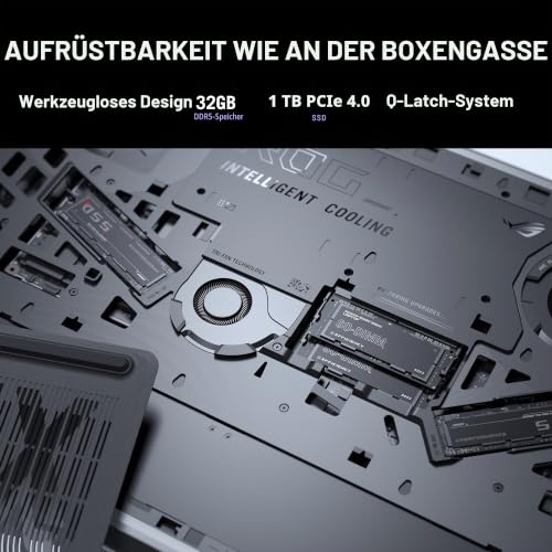 ASUS ROG Strix G16 (2025) Gaming Laptop, 16 Zoll ROG Nebula 16:10 2.5K 240Hz/3ms, NVIDIA® GeForce RTX™ 5080… – Ansicht 6