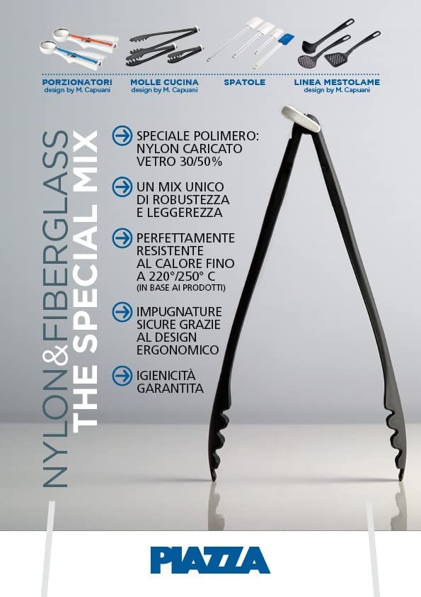 Pinze Da Cucina In Acciaio Inox - 2 Pezzi, 12 Cm, Resistente Al Calore, Per Barbecue, Pasta, Insalate - Foto 3