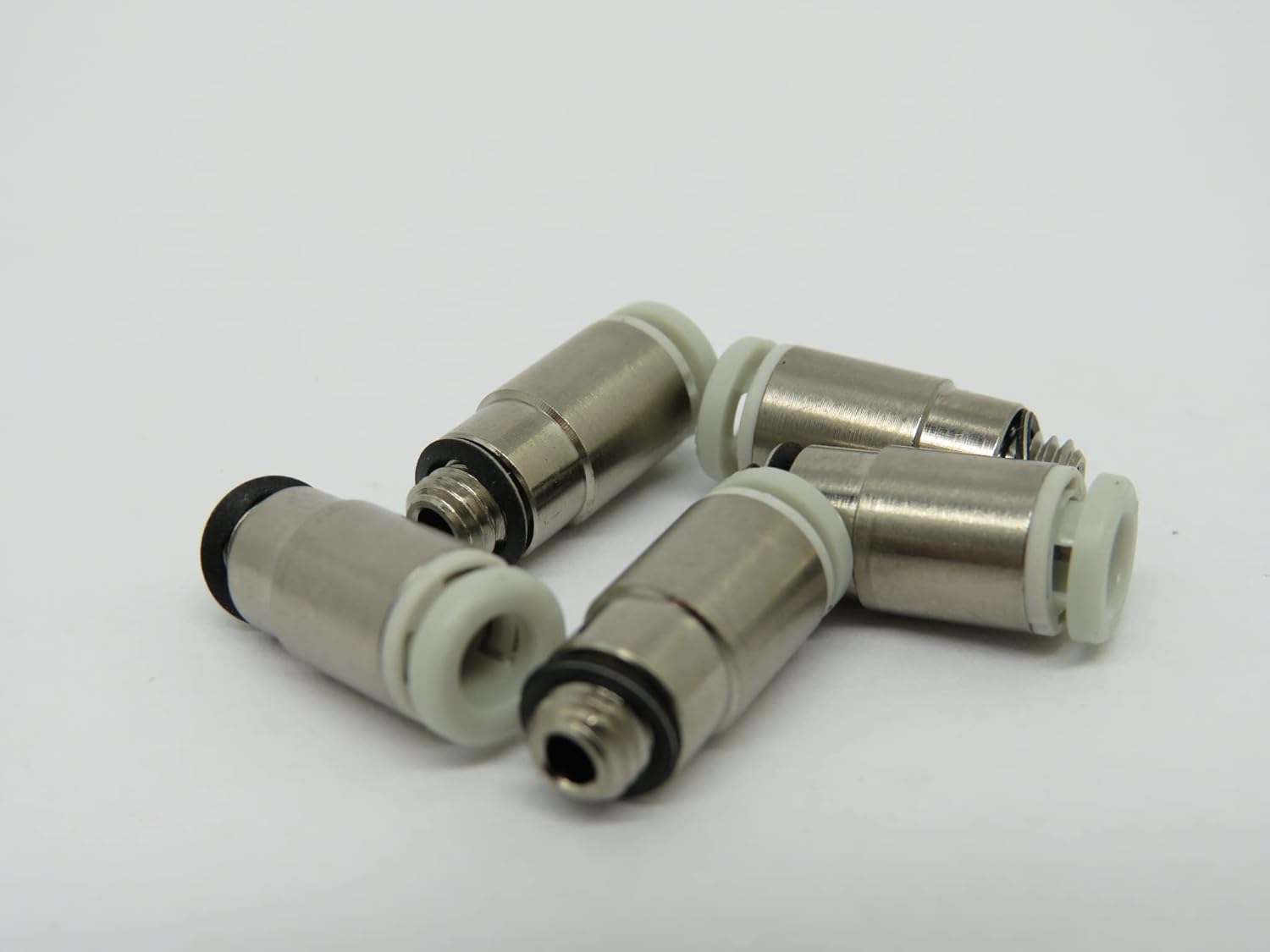 SMC KJS04M5 Male Connector Fitting M5 Thread 4mm Tube OD 5Pack