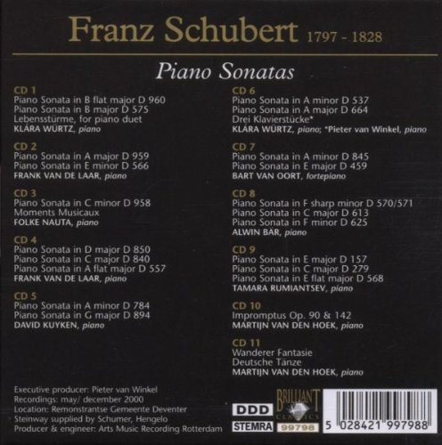 Miniatura 2 de Schubert Piano Sonatas Complete Impromptus Moments Musicaux
