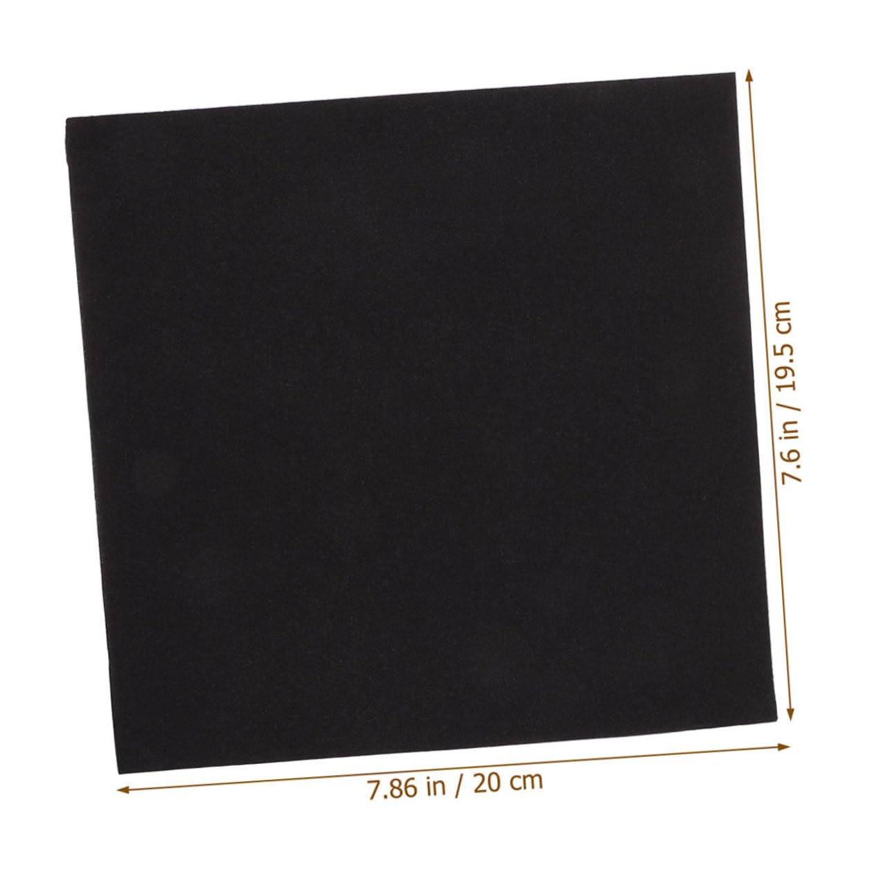 100 Serviettes de Table Noires en Papier, Épaisses et Absorbantes, pour Dîner, Fêtes et Réunions, Élégantes pour Mariage et Réception