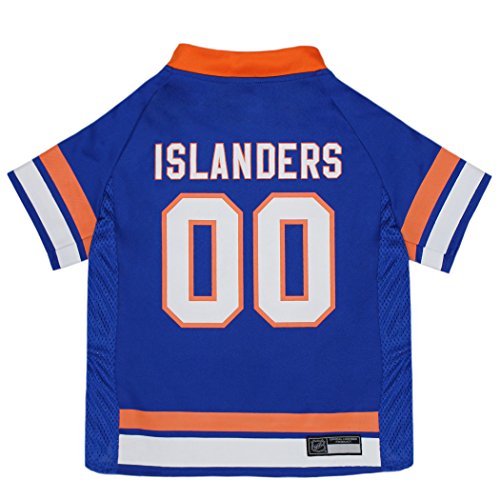 Image of NHL NEW YORK ISLANDERS JERSEY for DOGS & CATS, Small. - Let your Pet be a real NHL FAN!
