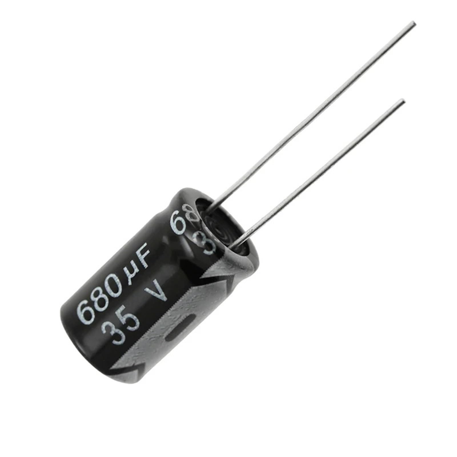 Condensateur radial 35V 680uF pour réparation d'appareils audio - 2