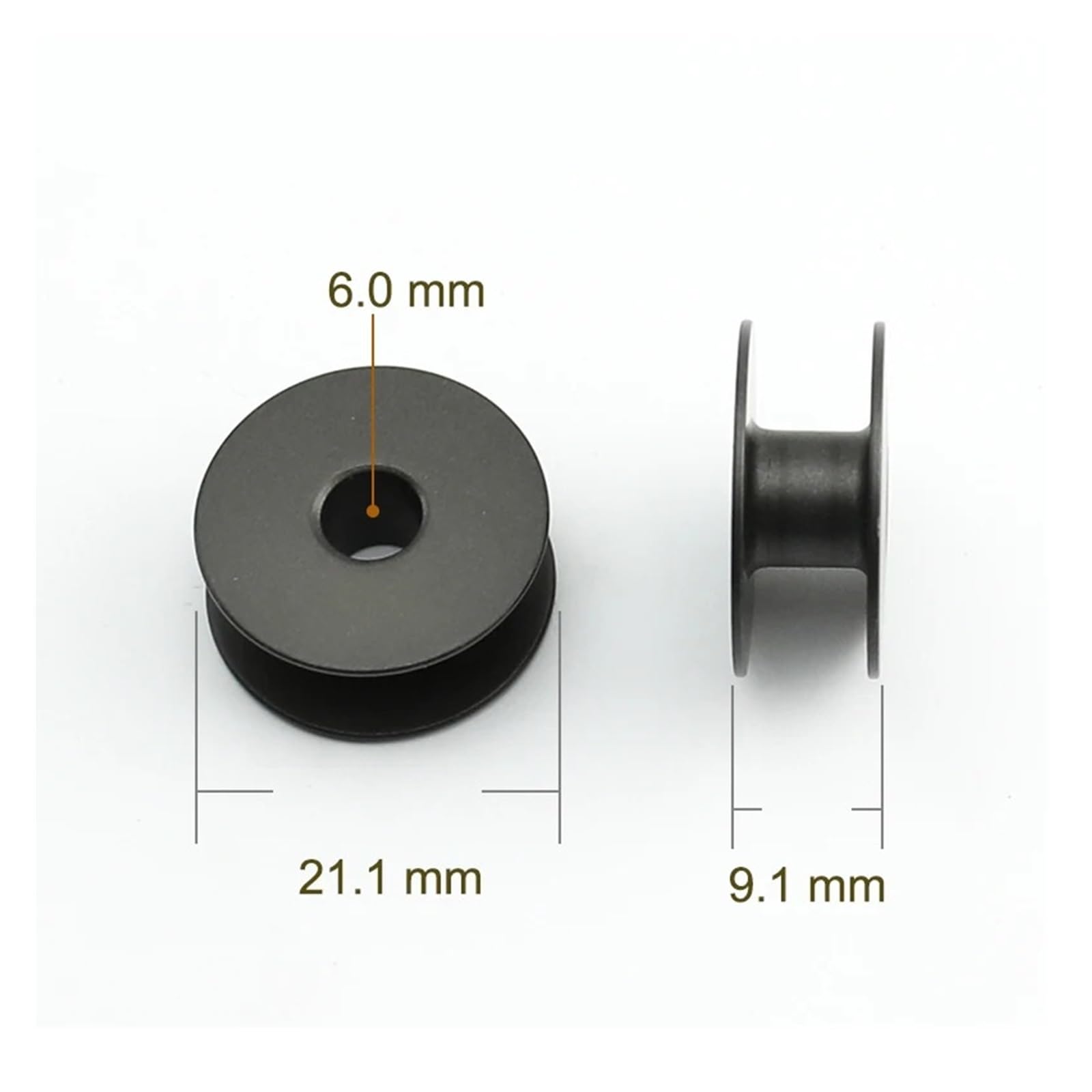Étui à canette et Ensemble de canettes adaptés aux Machines Coudre(Bobbin 20PCS)