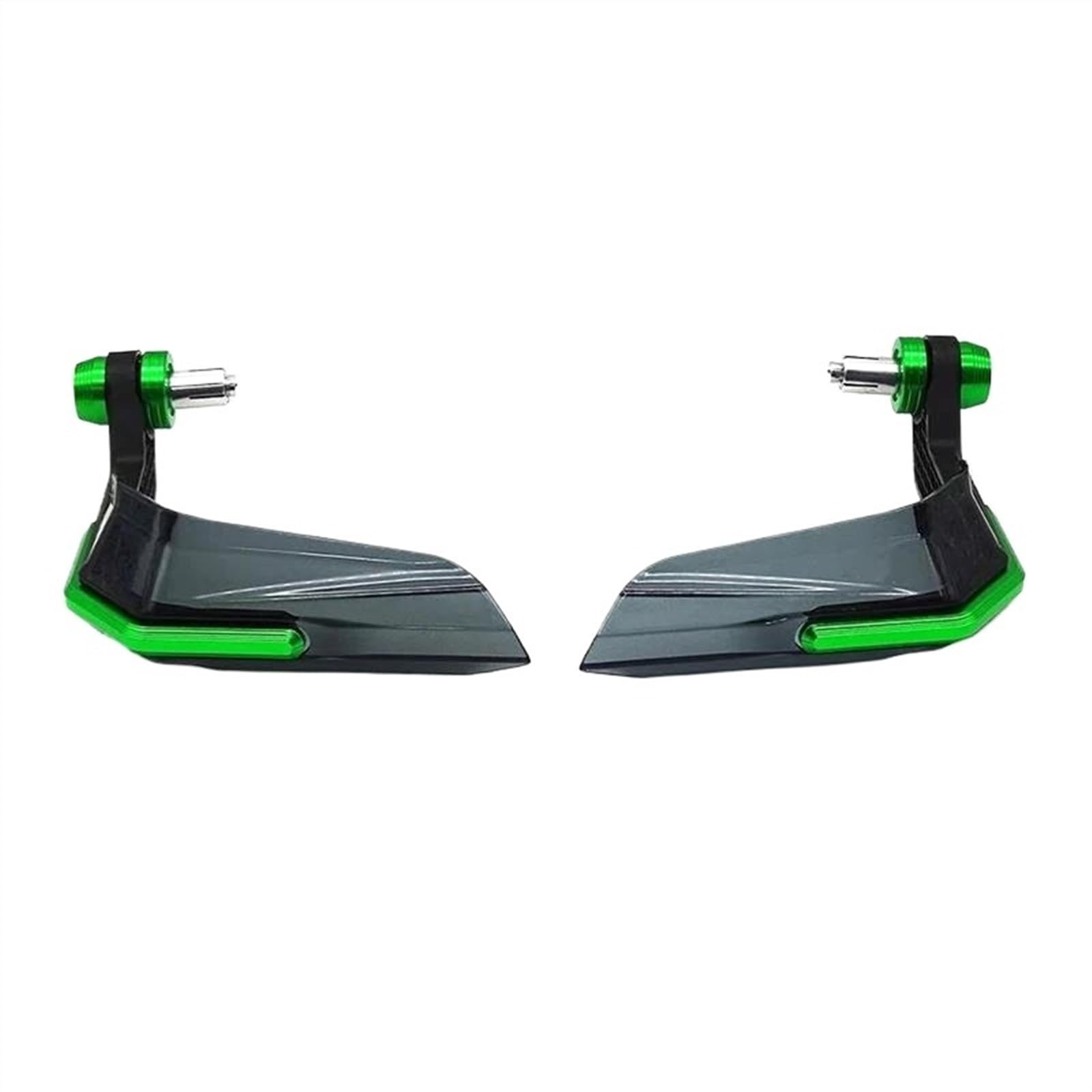 Hanxiao Green Motorcycle Handguard For Kawasaki Z750 Z800 Z900 Z1000 For V&Ersys 650 For V&Ersys 1000 Er6n Er6f For Ninja300 Z900rs 7/8'' 22Mm Universal Motorcycle Handguard(Green)