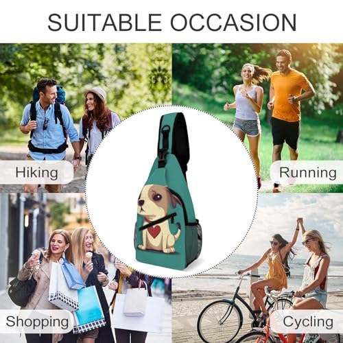 Bolso Cruzado en Forma de Corazón para Senderismo miniatura 6