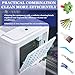 BOJACK Air Conditioner Fin Cleaner Set, Air Conditioner Fin Comb Straightener Tool, for AC Radiator Evaporator Radiator Repair Clean Tool (Pack of 6)