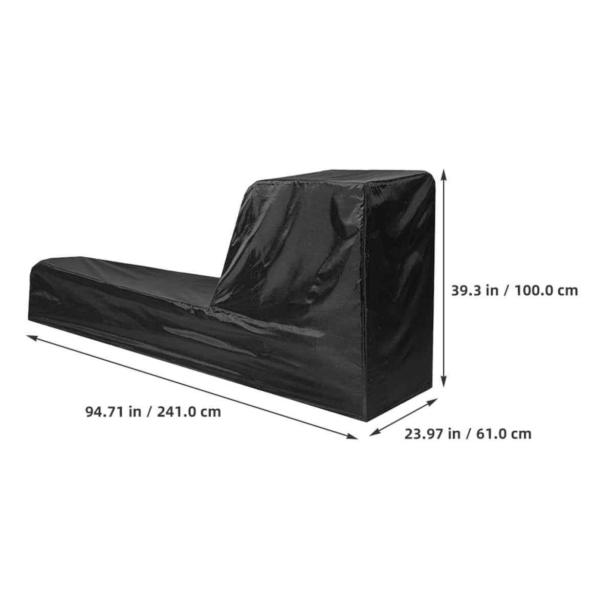 IMIKEYA Funda Protectora para Máquina y Resistente al Polvo Tela Oxford Plateada para Equipo Deportivo en Interiores y Exteriores