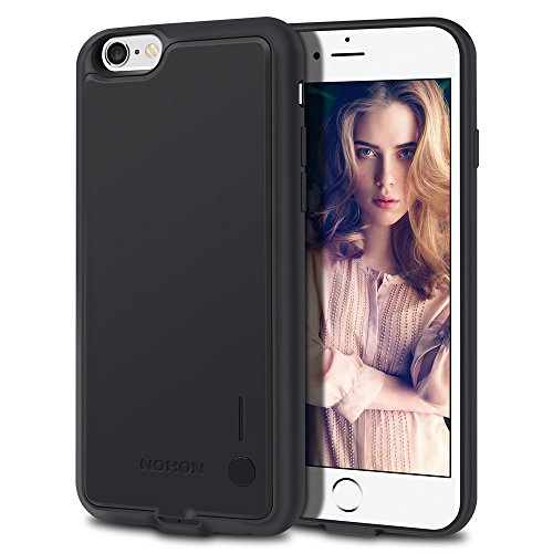 NOHON iPhone 6/6S Plus Battery case 2800mAh Ultra Slim Extended Charger Case Portable Charging Case Juice Pack for iPhone 6/6s Plus (5.5inch Black)