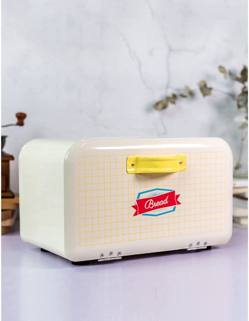 OLOTU Caja de Pan Caja de Pan Vintage, Soporte de Pan Multifuncional para Chips de Pan de Pastel, contenedor de Almacenamiento de Pan, Cubo de Pan de Gran Capacidad Panera