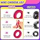 Snirttou Fidget Ring Toys für Kinder Erwachsene, 12 Stück Silikon Anxiety Ring Set,Fidget Toys Sensory Rings,Dekompression Spielzeug zur Stressabbau und Angstlinderung