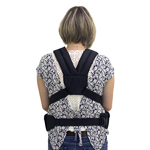 Safety 1st Babydrager buikdrager Uni-T, geboorte tot 9 maanden (9 kg), Black Chic - Image 5