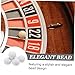 Milisten 5Pcs Roulette Wheel Beads Smooth Game Balls for Poker and Party Props for Roulette Wheels Enhance Game Excitement and Convenience