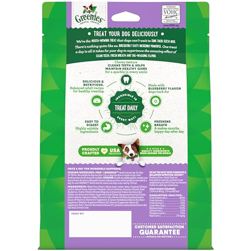 Greenies-Large-Natural-Dental-Care-Dog-Treats-Blueberry-Flavor-12-oz-Pack-8-Treats Greenies Large Natural Dental Care Dog Treats Blueberry Flavor 12 oz Pack 8 Treats