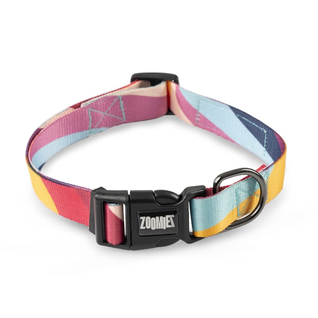 Zoomiez Super Soft & Breathable Adjustable Printed Dog Collar | Heavy Duty Buckle - for Small, Medium & Large Dogs - Swirl (B0BRCQ9682) Amazon Price History, Amazon Price Tracker