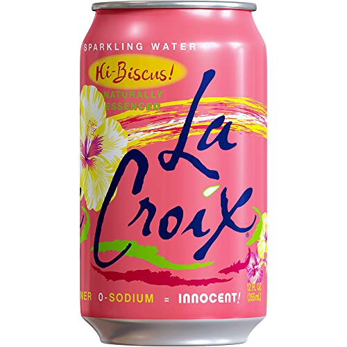 Image of La Croix Sparkling Water, Hi-Biscus!, 12 Fl Oz (pack of 8)