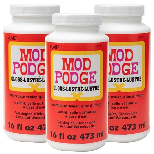 Image of Mod Podge Waterbase Sealer, 16 oz, Gloss Finish, WMCS11202A (Pack of 3)