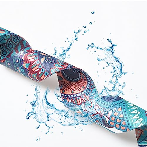 LABUYI 1 Pieza Correa Para Esterilla De Yoga,Correa Ajustable Para Esterilla De Yoga,Correa De Transporte Para Yoga Para Pilates,Yoga,Ejercicios,Aeróbica,Colchoneta Fitness Para Exteriores y Deporte - Imagen 4