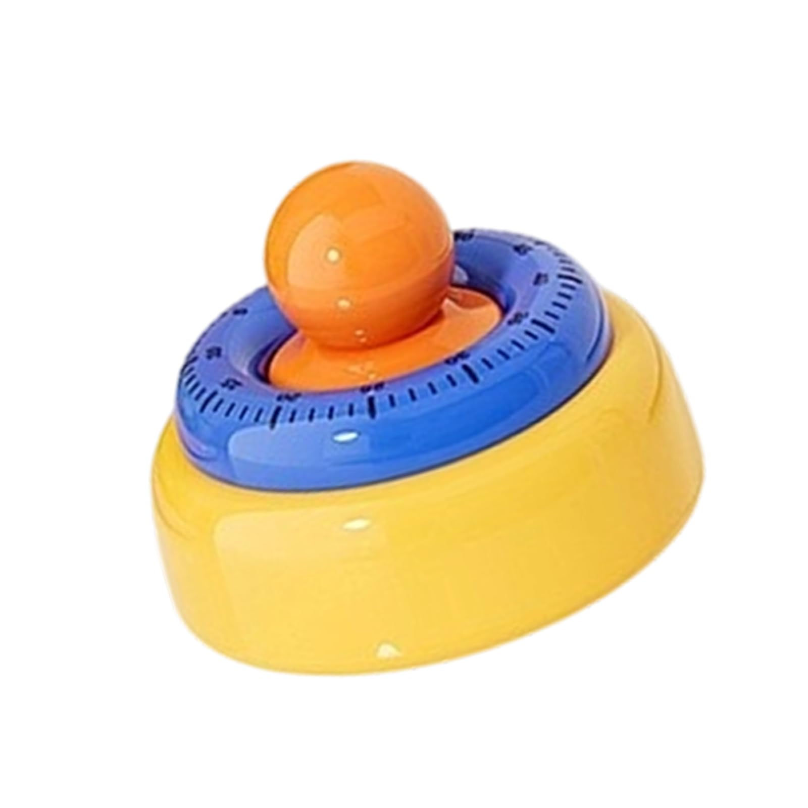 Whoasyst Dials Operated Timer Featuring Strong Adhesive Magnet and Quiet Functionality for Various Settings Mechanical Clock for Cooking
