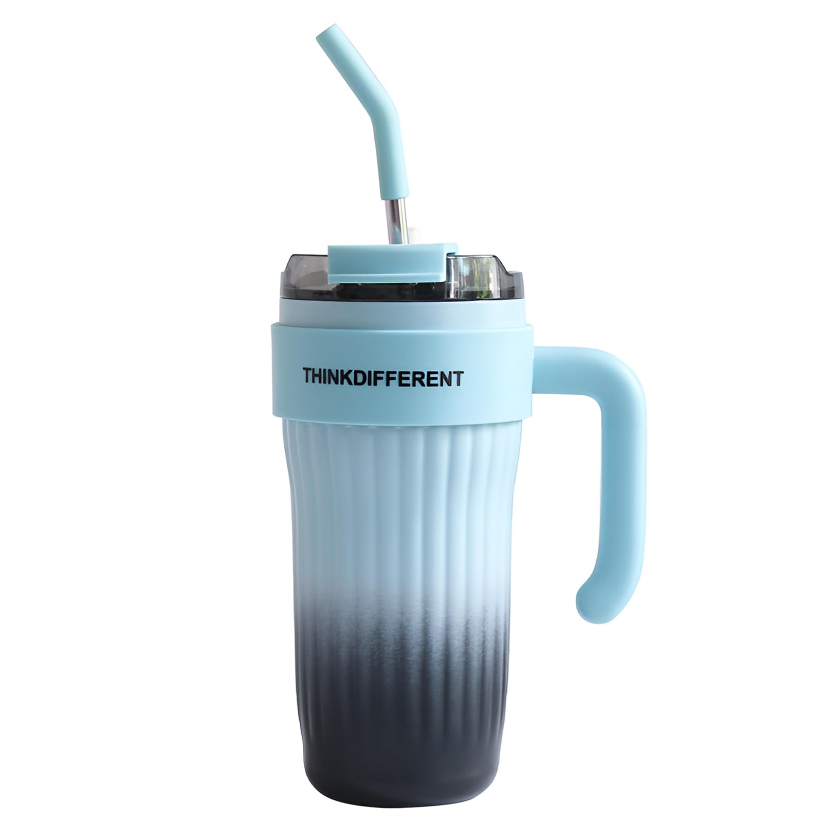 GEELYDA29 oz Tumbler with Handle, Insulated Tumbler with Lid and Straw, Vacuum Thermal Cup with Handle, Stainless Steel Water Bottles Leak Proof Travel Mug Fit in Car Cup Holder