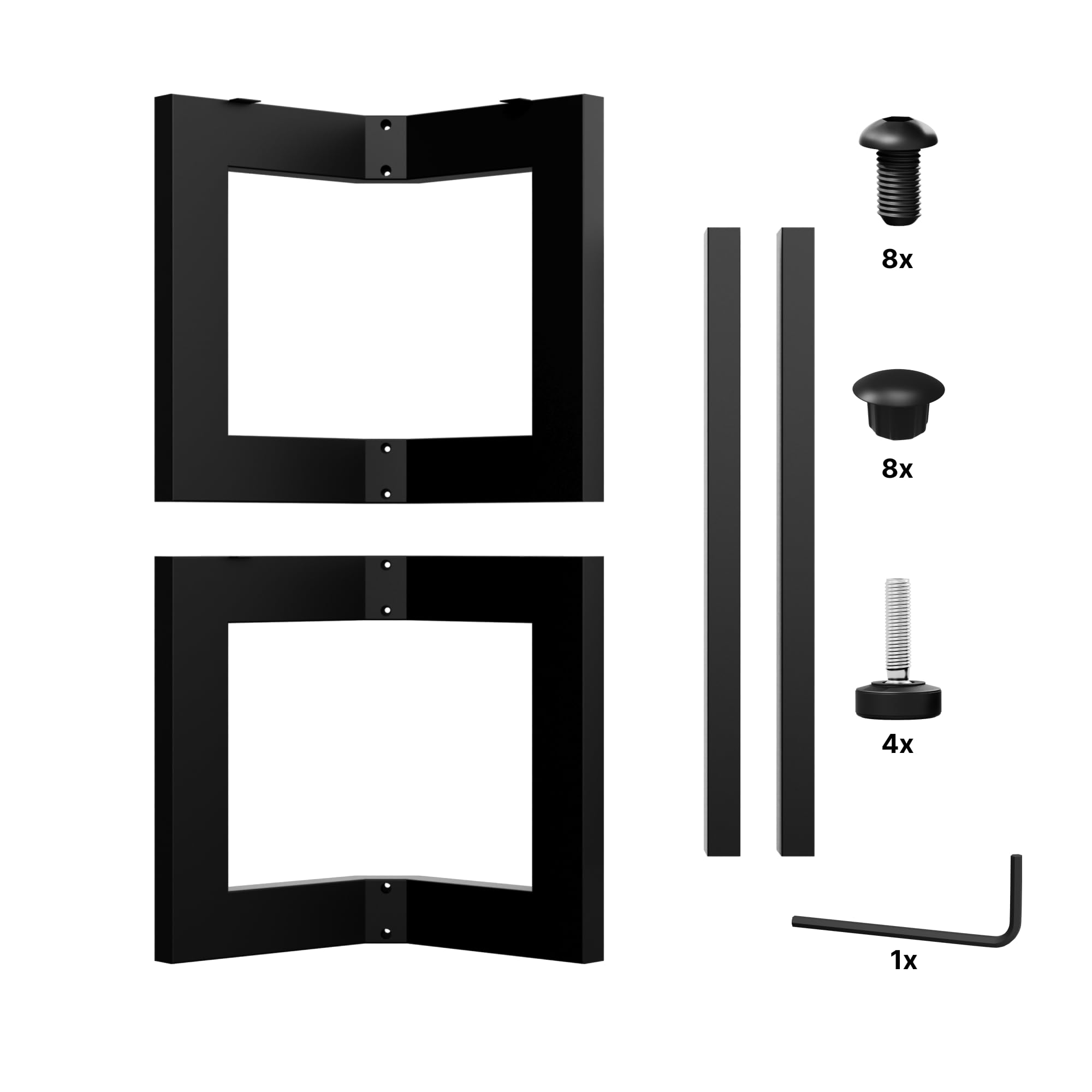 Struttura Tavolo Barax Extreme Acciaio 220x80x72 cm – Telaio Minimalista Robusto Esstisch Sala da Pranzo Design