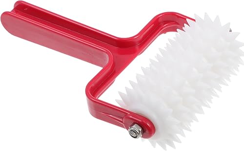 Hemoton Rodillo de masa de pizza Rodillo de masa de pizza Docker herramientas para hornear mango Docker para galletas pastel pastel pastel pan